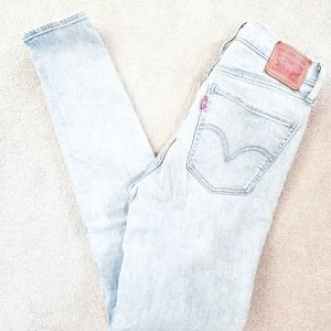 Levis Mile High Super Skinny jeans.